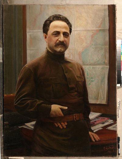 Portrait de Grigory Ordjonikidze - Isaak Israilevich Brodsky