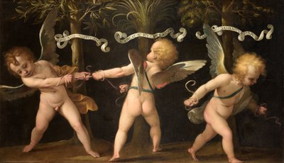 Allégorie avec chérubins ailés, vers 1635 - Isidoro Bianchi