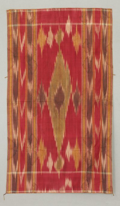Couverture ; médaillons et rayures en soie, fin XVIIIe siècle - XIXe siècle - Islamic School