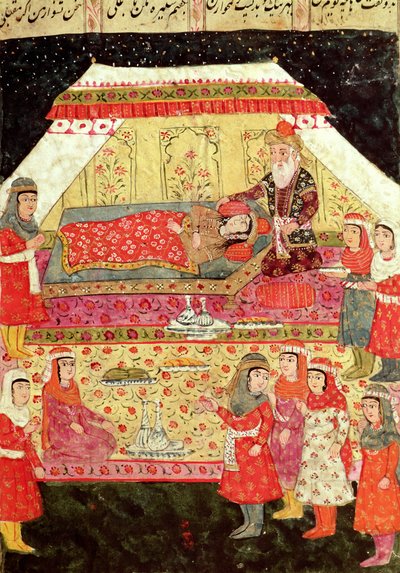 Scène de harem, illustration du 