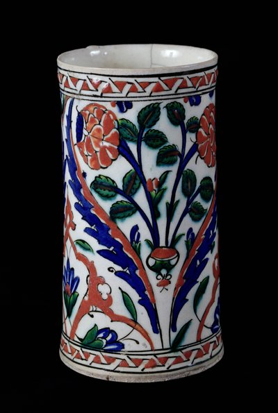 Pot avec une décoration florale, Iznik - Islamic School