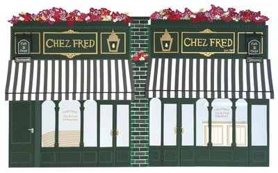 Chez Fred, 2016 papier - Isobel Barber