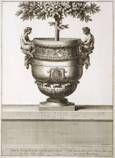 Urnes en bronze utilisées pour les agrumes, illustration de 