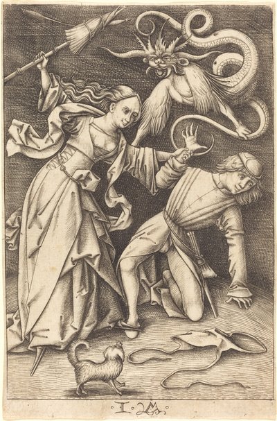 La Femme en colère - Israhel van Meckenem
