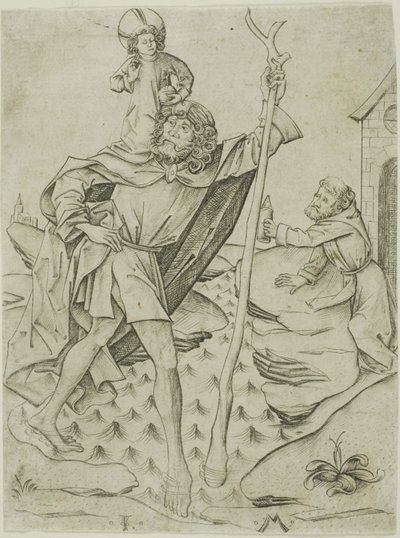 Saint-Christophe - Israhel van Meckenem the younger