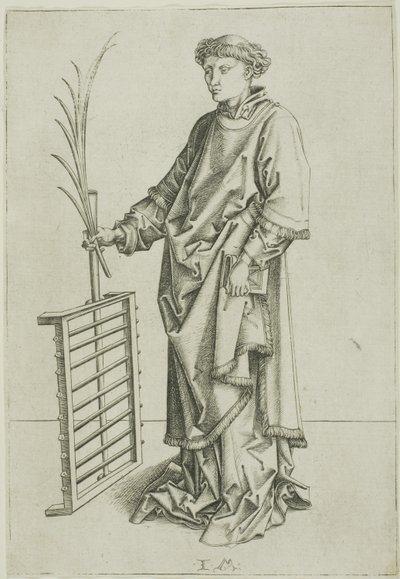 St. Laurence - Israhel van Meckenem the younger