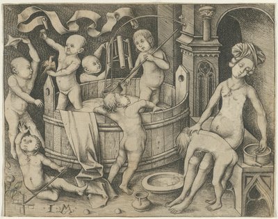 Le bain des enfants - Israhel van Meckenem the younger