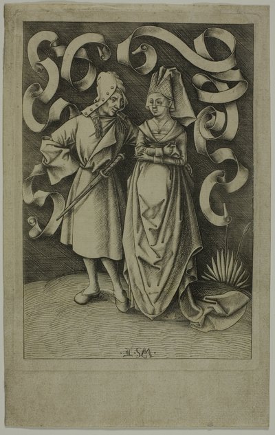 Le couple mal assorti - Israhel van Meckenem the younger