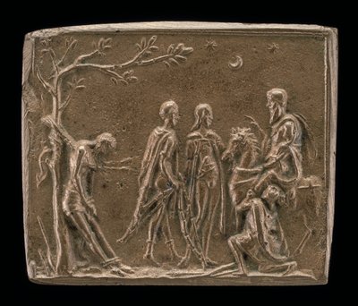 Les trois fils avec le cadavre de leur père - Italian 15th or 16th Century