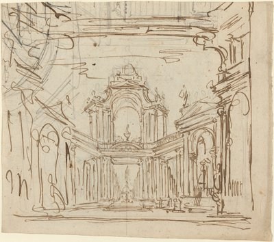 Décor de scène - Italian 18th Century