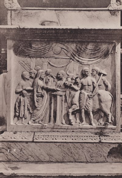 Ara Del Tempio Di Mercurio Di Vespasiano, Autel du temple de Mercure ou de Vespasien - Italian Photographer