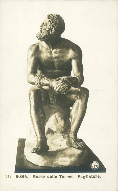 Boxeur au repos, Palazzo Massimo alle Terme, Rome (photo n/b) - Italian Photographer