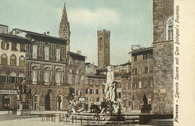 Florence, Italie, Place de la Seigneurie - Italian Photographer