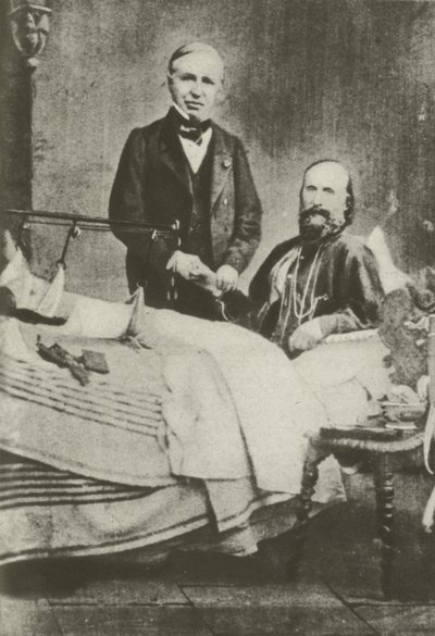 Garibaldi, blessé au combat, avec son médecin - Italian Photographer