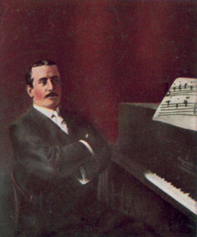 Giacomo Puccini, compositeur italien (photo couleur) - Italian Photographer