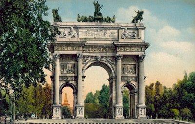 Milan / Milan : Arco della Pace (photo couleur) - Italian Photographer