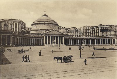 Naples : Église Saint-François de Paule (photo n/b) - Italian Photographer