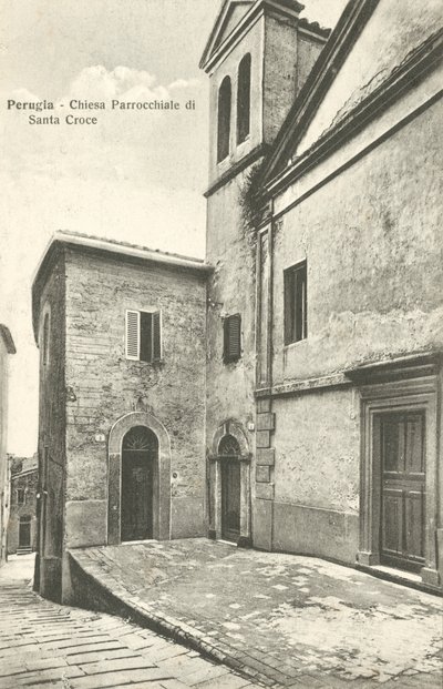 Pérouse : Église paroissiale de Santa Croce (photo n/b) - Italian Photographer