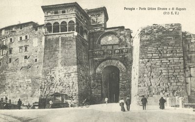 Pérouse, Italie, Porte Urbica Étrusque ou d