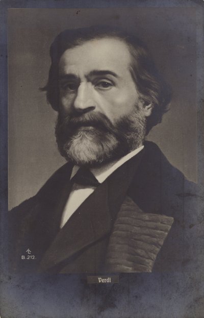 Portrait de Giuseppe Verdi - Italian Photographer