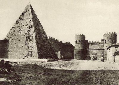 Pyramide de Caius Cestius - Italian Photographer