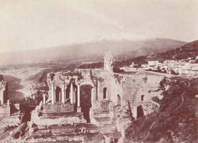 Sicile : Théâtre grec, Taormina (photo n/b) - Italian Photographer