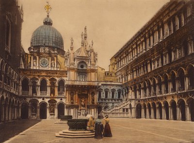 Venise / Venise : Cour du Palais des Doges (photo couleur) - Italian Photographer