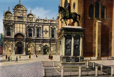Venise / Venise : Monument à B Colleoni (photo couleur) - Italian Photographer