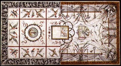 Dessins alternatifs pour un plafond néoclassique, c.1800 - Italian School