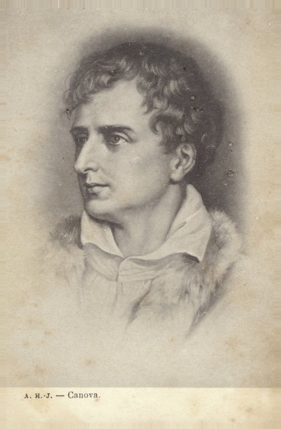 Antonio Canova, sculpteur italien (lithographie) - Italian School