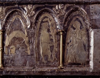 Arche de Barberousse, avec des scènes de la vie de Saint Jean-Baptiste - Italian School