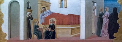 Naissance de la Vierge par le Maître de la prédelle Colonna - Italian School