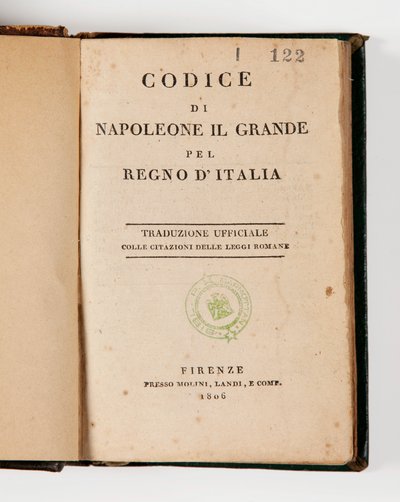 Code de Napoléon le Grand pour le Royaume d