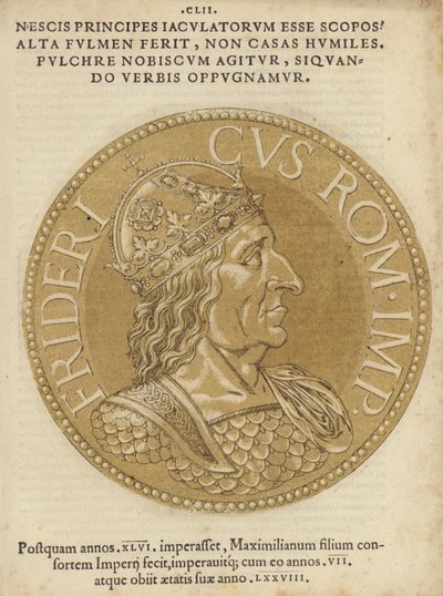Pièce de monnaie avec une image de Maximilien I - Italian School