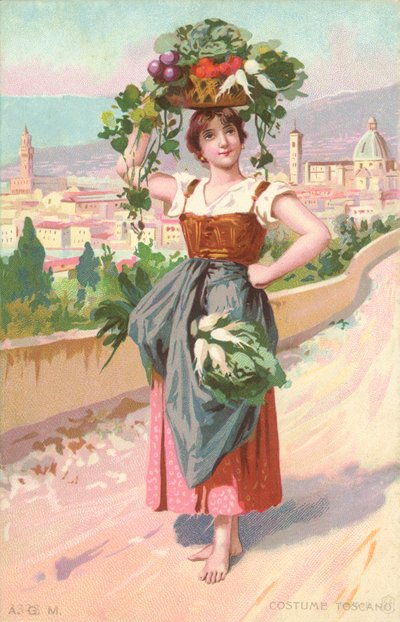Costume toscan (chromolitho) - Italian School