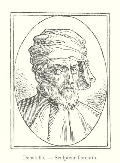 Donatello, Sculpteur florentin (gravure) - Italian School