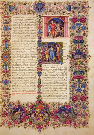 Premier Livre des Chroniques, de la Bible Borso d