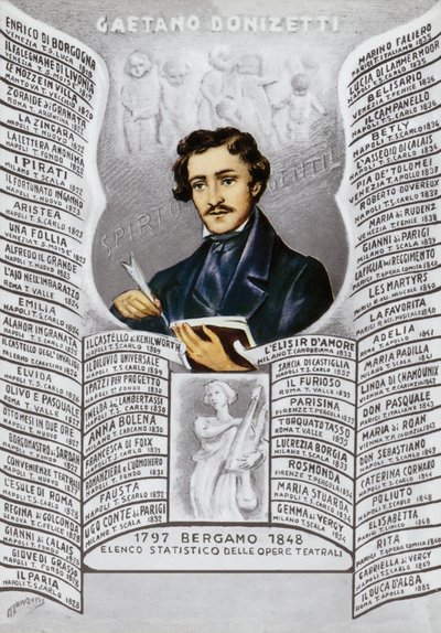Gaetano Donizetti, compositeur italien (1797-1848) - Italian School