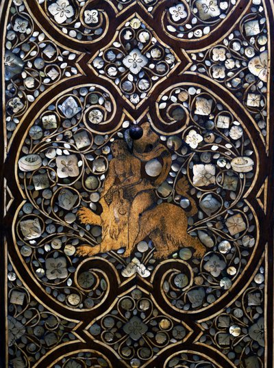 Hercule et lion, (détail) - Italian School