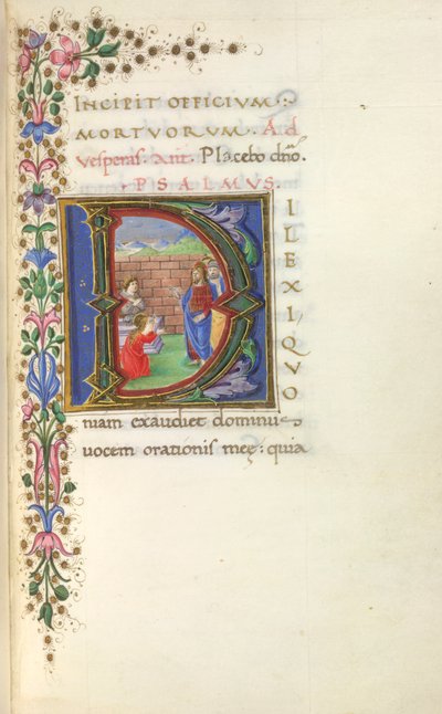 Initiale historiée 