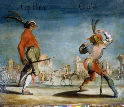 Masques italiens de la Commedia dell