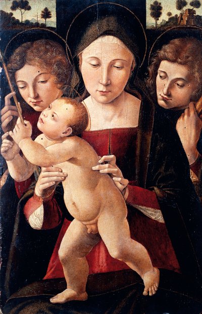 Italie, Assise, Vierge à l