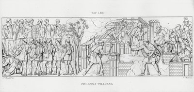 La Colonne Trajane - Italian School