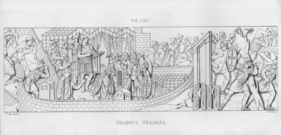 La Colonne Trajane (gravure) - Italian School
