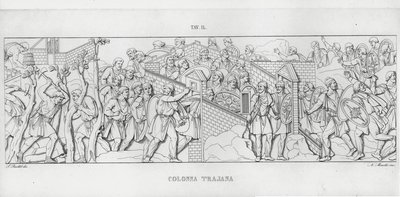 La Colonne Trajane (gravure) - Italian School