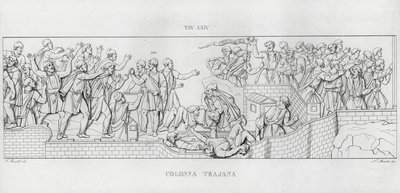 La Colonne Trajane (gravure) - Italian School