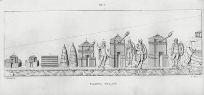 La Colonne Trajane - Italian School