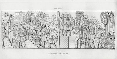 La Colonne Trajane - Italian School