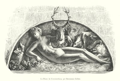 La Diane de Fontainebleau, par Benvenuto Cellini - Italian School