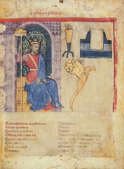 Consularis Palestine, de la Notitia Dignitatum - Italian School
